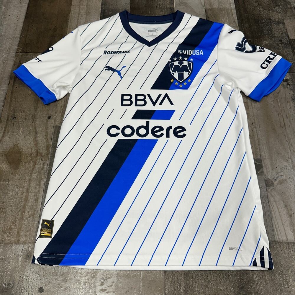 Rayados de Monterrey away Shirt Jersey Men’s Medium Soccer Puma BBVA CODERE